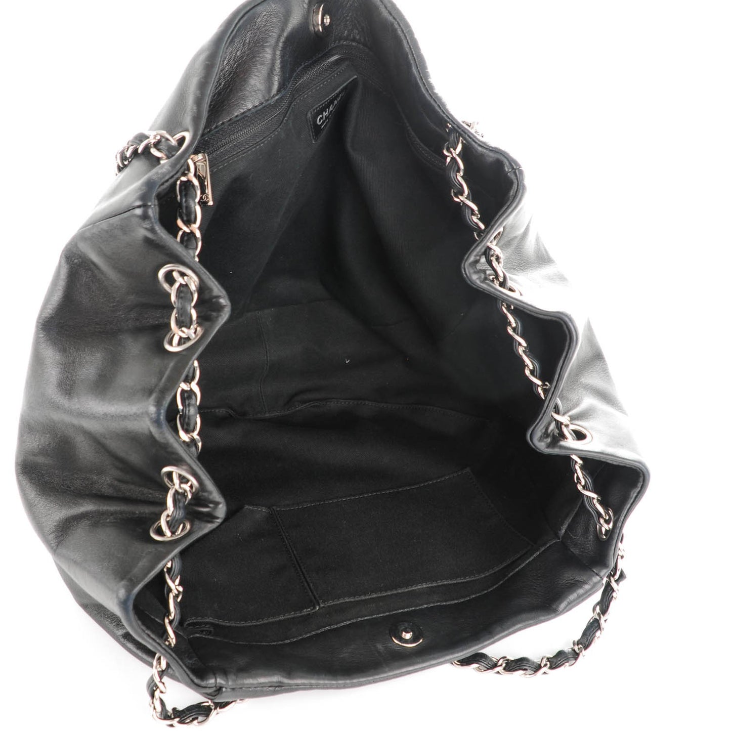 Lambskin Sensual Hobo Black