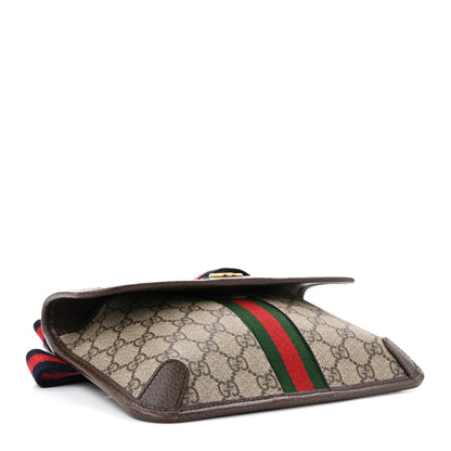 Gucci GG Supreme Monogram Web Small Ophidia Belt Bag Brown 4 of 11