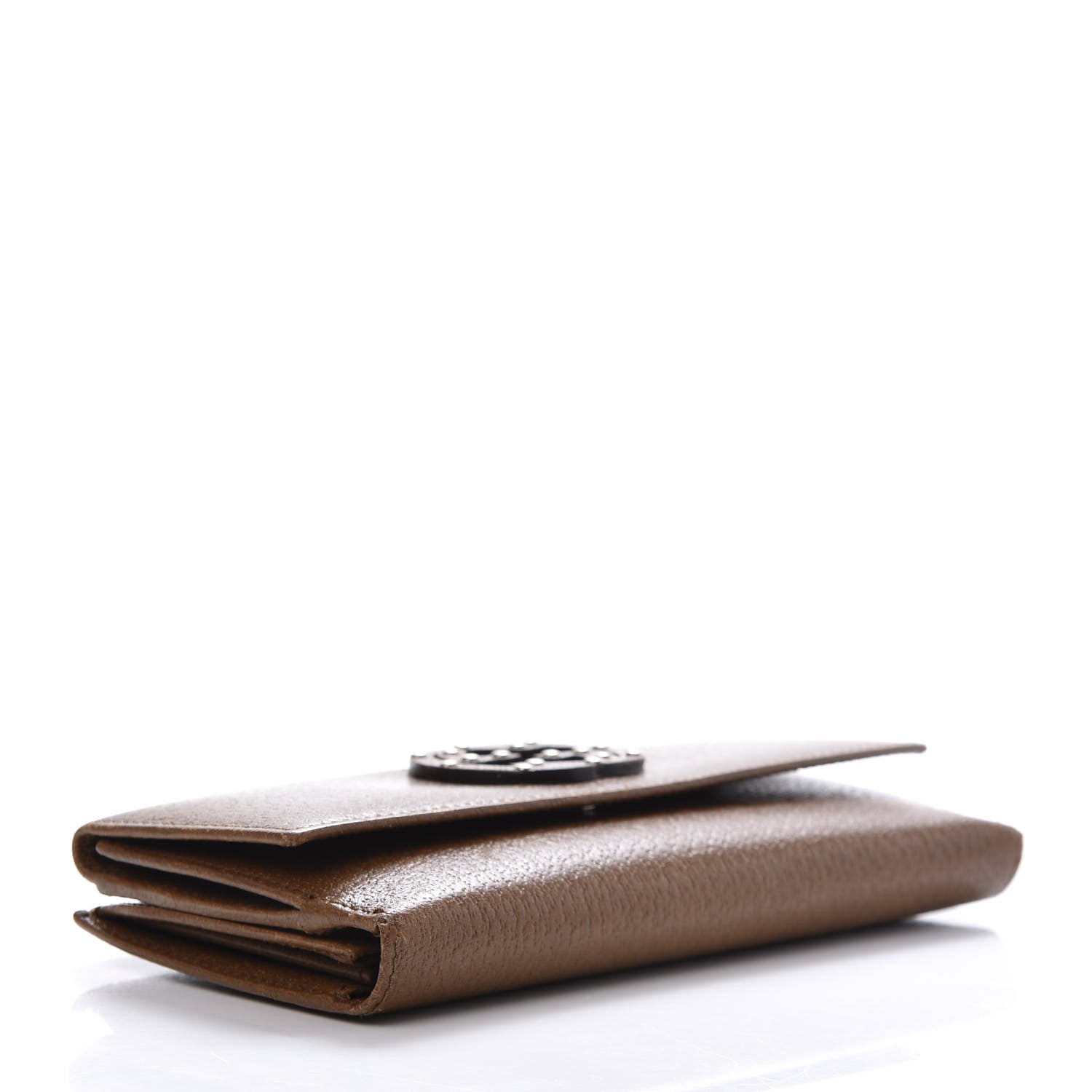 Gucci Calfskin Studded Soho Continental Wallet Brown 4 of 9