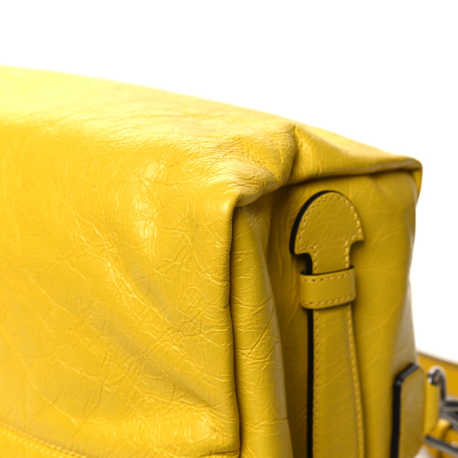 Gucci Fluffy Calfskin Morpheus Convertible Backpack Smile Yellow 12 of 13