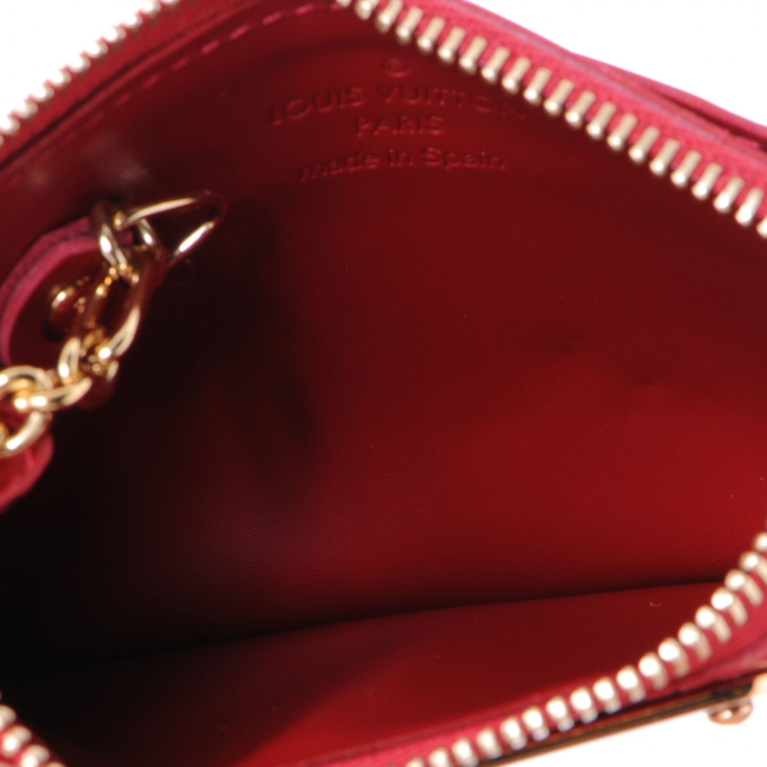 Louis Vuitton Vernis Key Pouch Pomme D'Amour 6 of 8