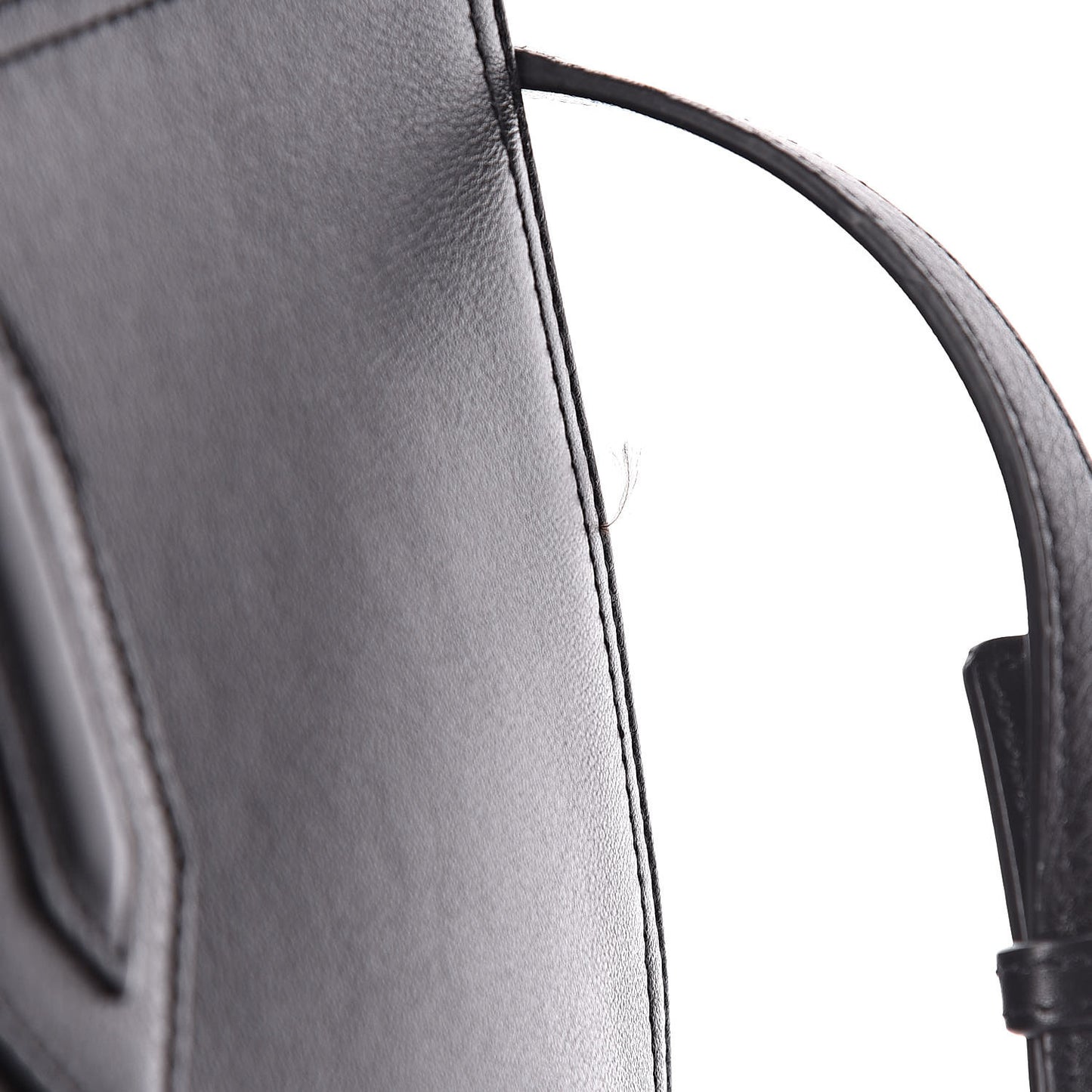 Calfskin Medium Amber Tote Black