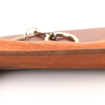 Chloe Suede Calfskin Medium Faye Shoulder Bag Tobacco 14 of 16