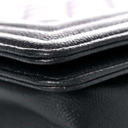 Chanel Caviar Quilted Medium Boy Flap So Black 5 of 15