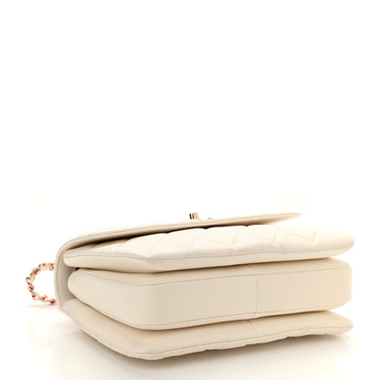 Chanel Lambskin Quilted Small Trendy CC Dual Handle Flap Bag White 4 of 10