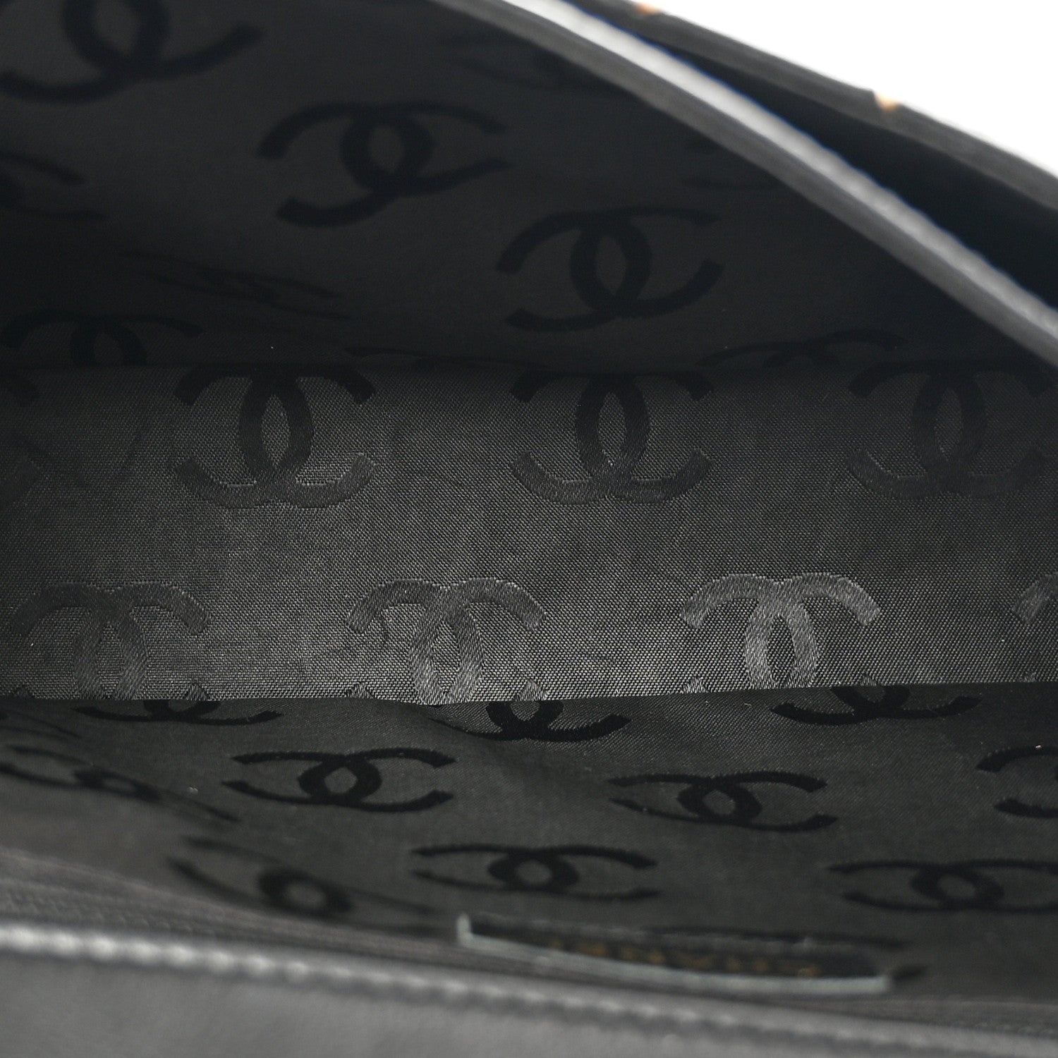 Chanel Calfskin Quilted Wild Stitch Large Top Handle Flap Black 5 of 16