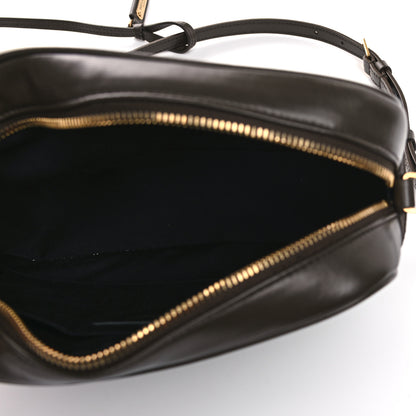Saint Laurent Calfskin Matelasse Monogram Lou Camera Bag Military Green 4 of 5