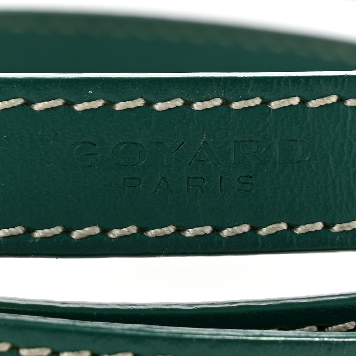 Calfskin Adjustable Shoulder Strap Green