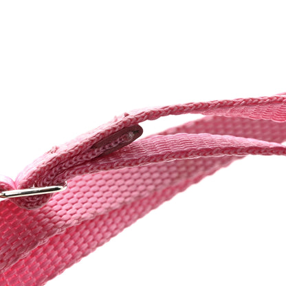 Prada Re-Nylon Triangle Micro Crossbody Pouch Pink 14 of 15