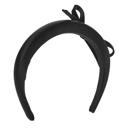 Prada Satin Bow Headband Black 2 of 5