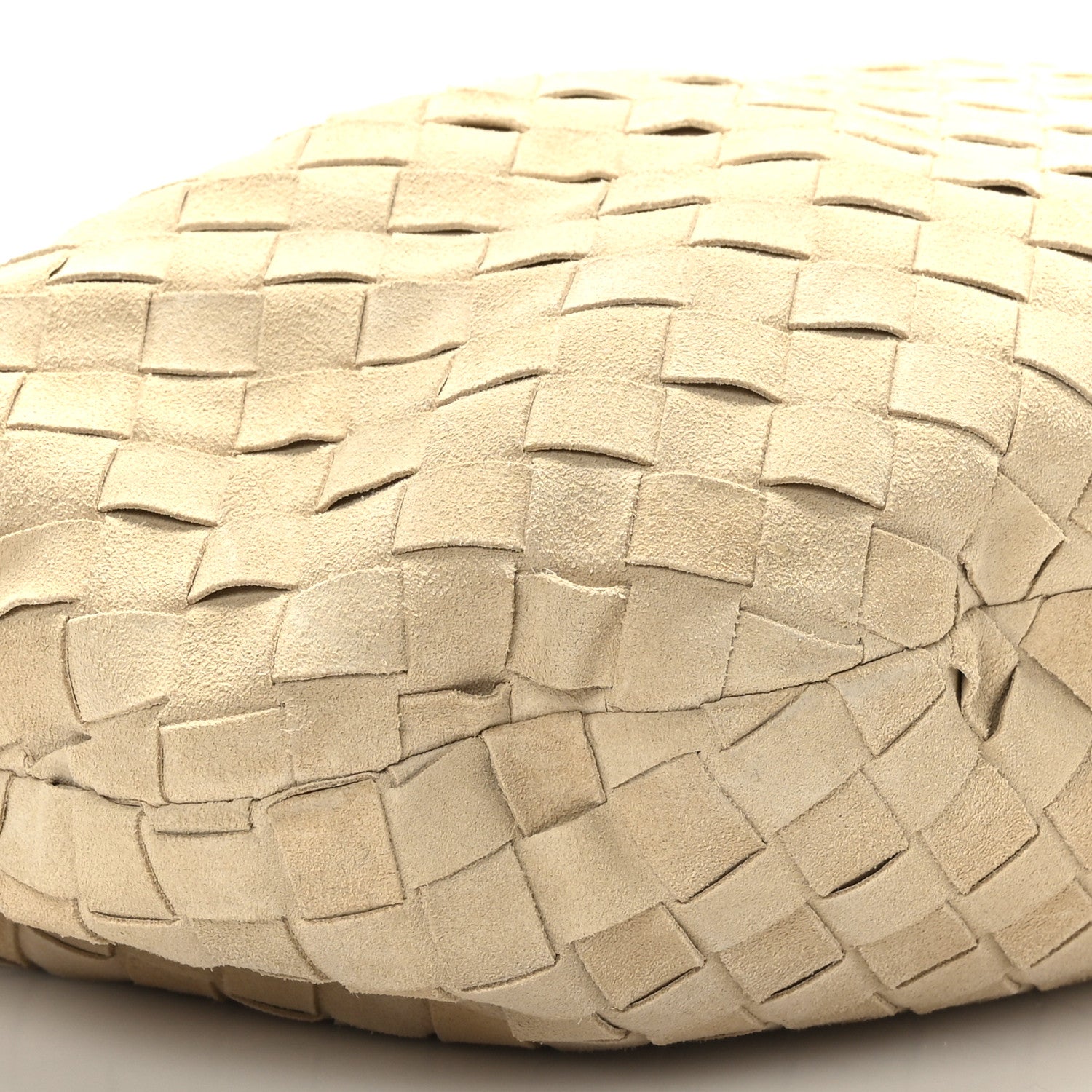Bottega Veneta Suede Calfskin Intrecciato Teen Jodie Hobo Taupe 8 of 9