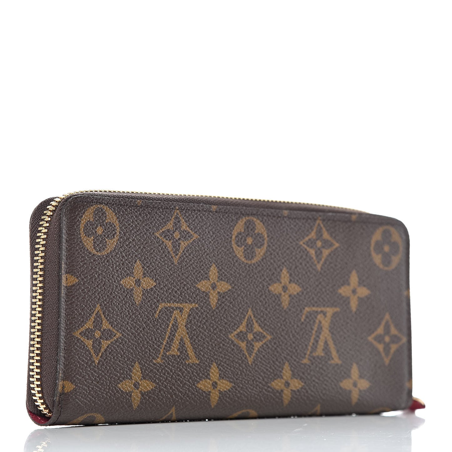 Monogram Clemence Wallet Fuchsia