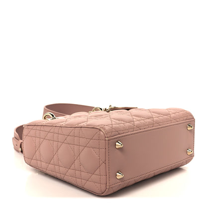 Christian Dior Lambskin Cannage Small My ABCDior Lady Dior Fard 4 of 10