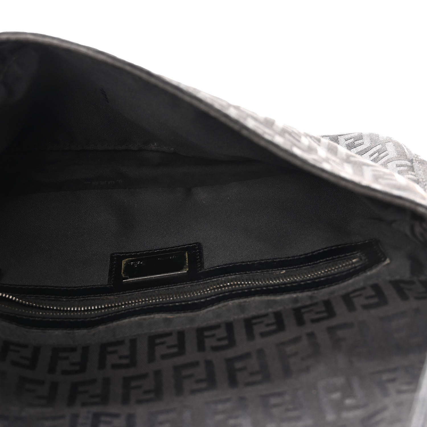 Fendi Zucchino Baguette Black 5 of 10