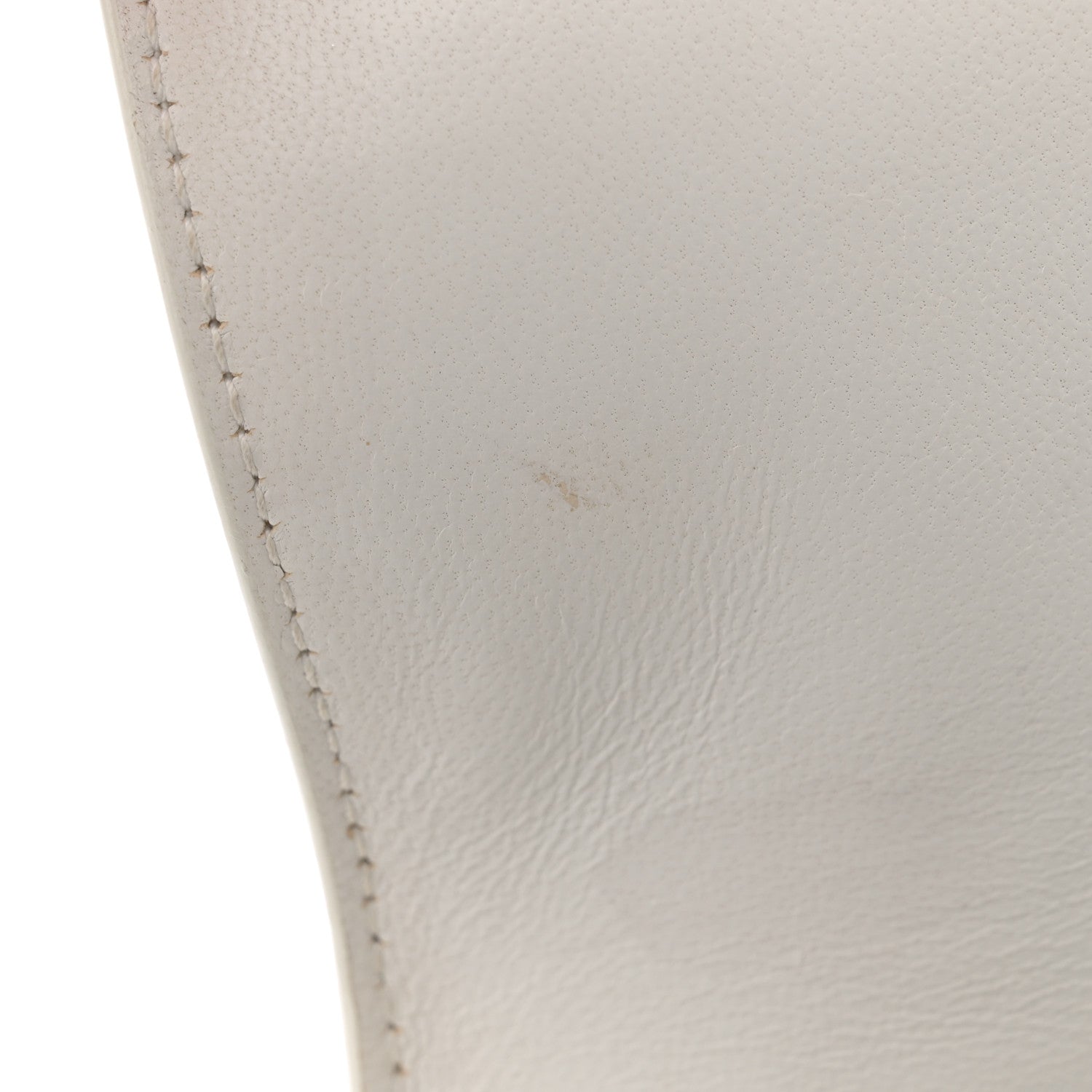 Balenciaga Grained Calfskin Small Hourglass Top Handle Bag White 14 of 18