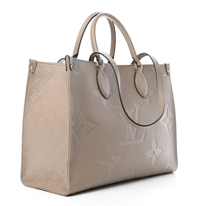 Louis Vuitton Empreinte Monogram Giant Onthego MM Tourterelle 2 of 4
