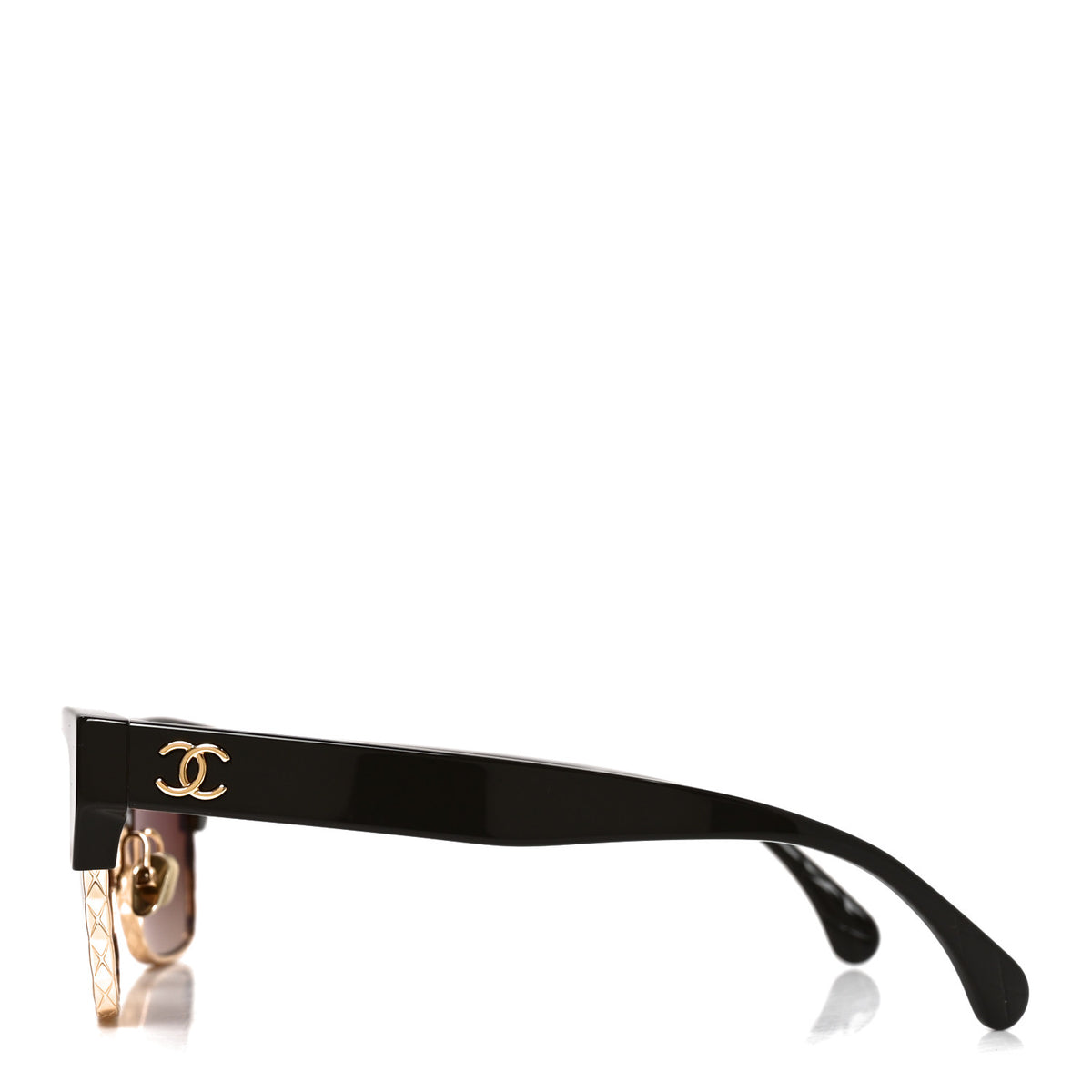 Chanel Acetate Metal CC Butterfly Sunglasses 5558 Brown 3 of 7