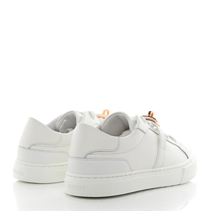 Hermes Calfskin Day Sneakers 35 White 4 of 10