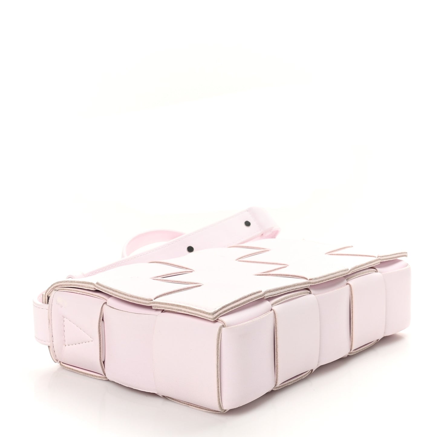 Lambskin Maxi Intrecciato Cassette Crossbody Bag Bliss Washed