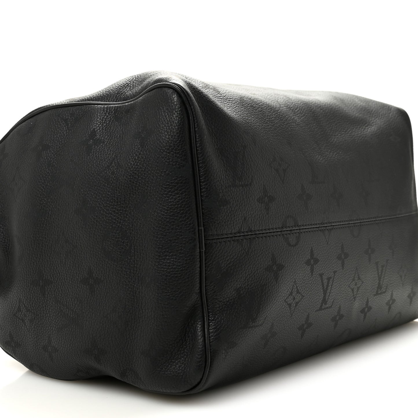Calfskin Monogram Speedy P9 Bandouliere 40 Ultra Black