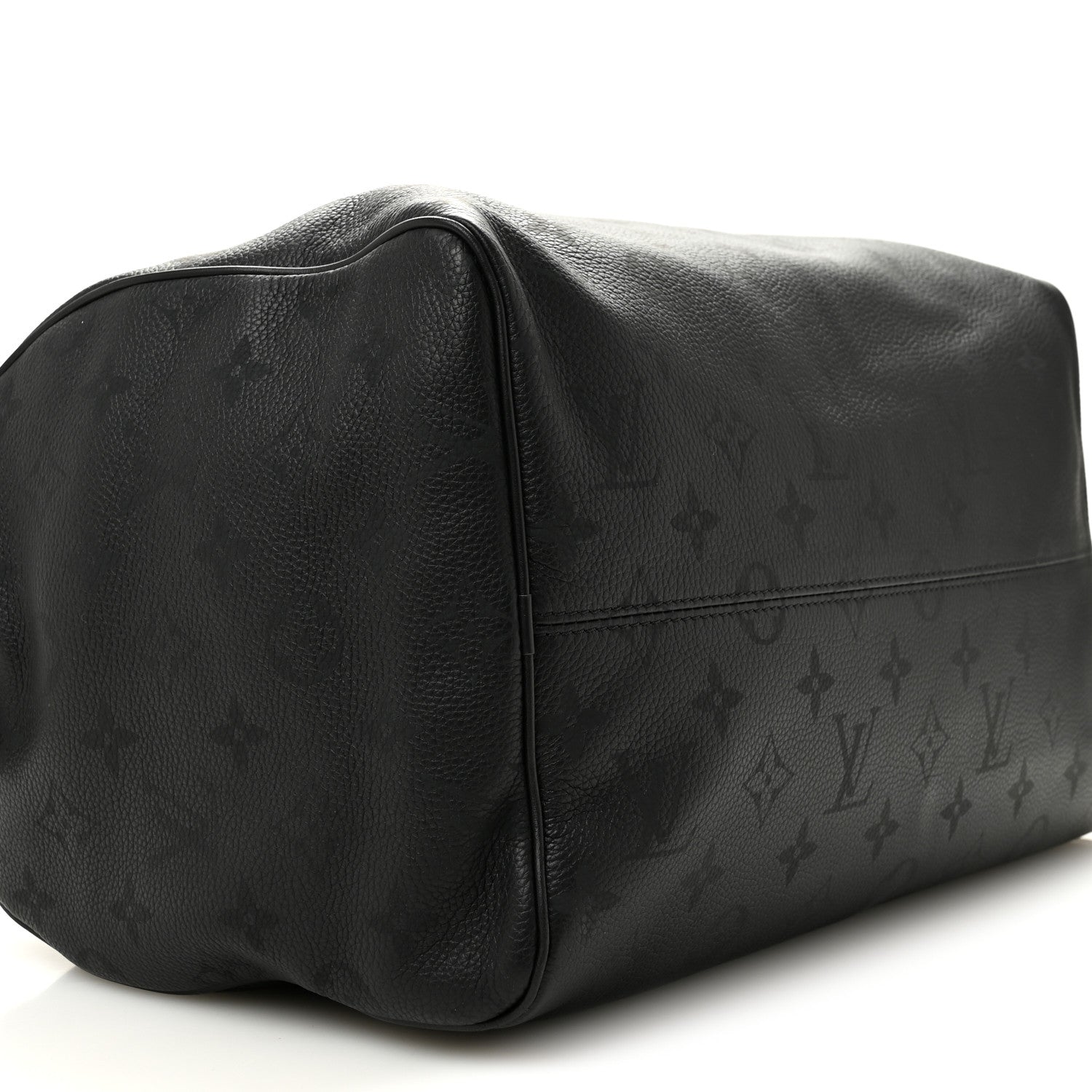 Louis Vuitton Calfskin Monogram Speedy P9 Bandouliere 40 Ultra Black 9 of 12