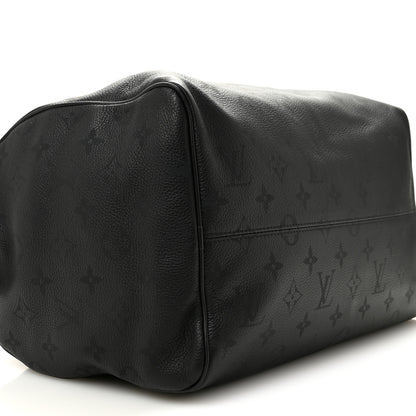 Louis Vuitton Calfskin Monogram Speedy P9 Bandouliere 40 Ultra Black 9 of 12