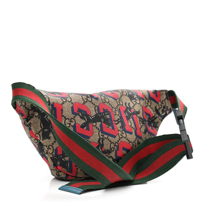 Gucci GG Supreme Monogram Gucci Wolf Belt Bag 2 of 12
