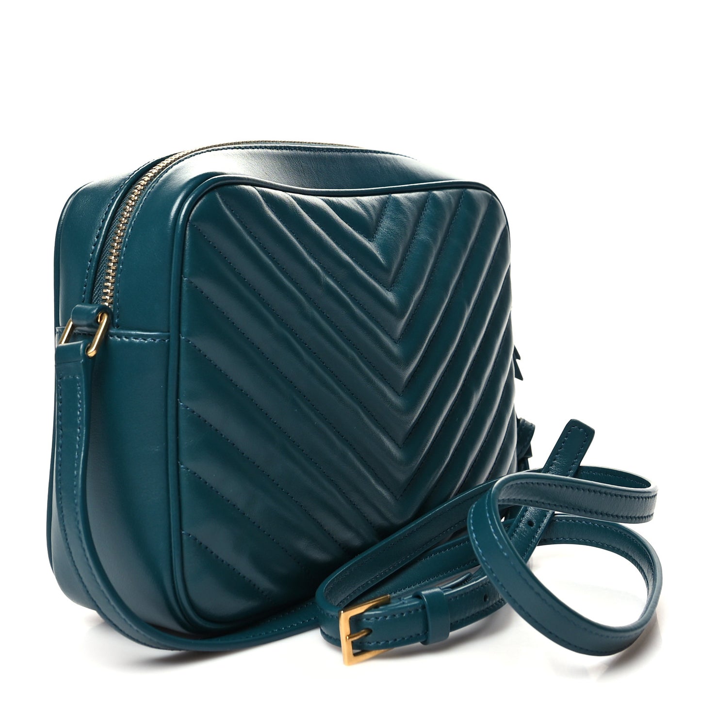 Calfskin Matelasse Monogram Lou Camera Bag Sea Turquoise