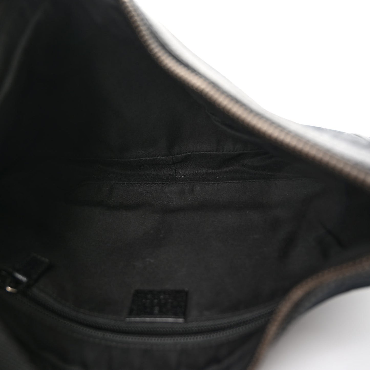 Monogram Medium Half Moon Hobo Black