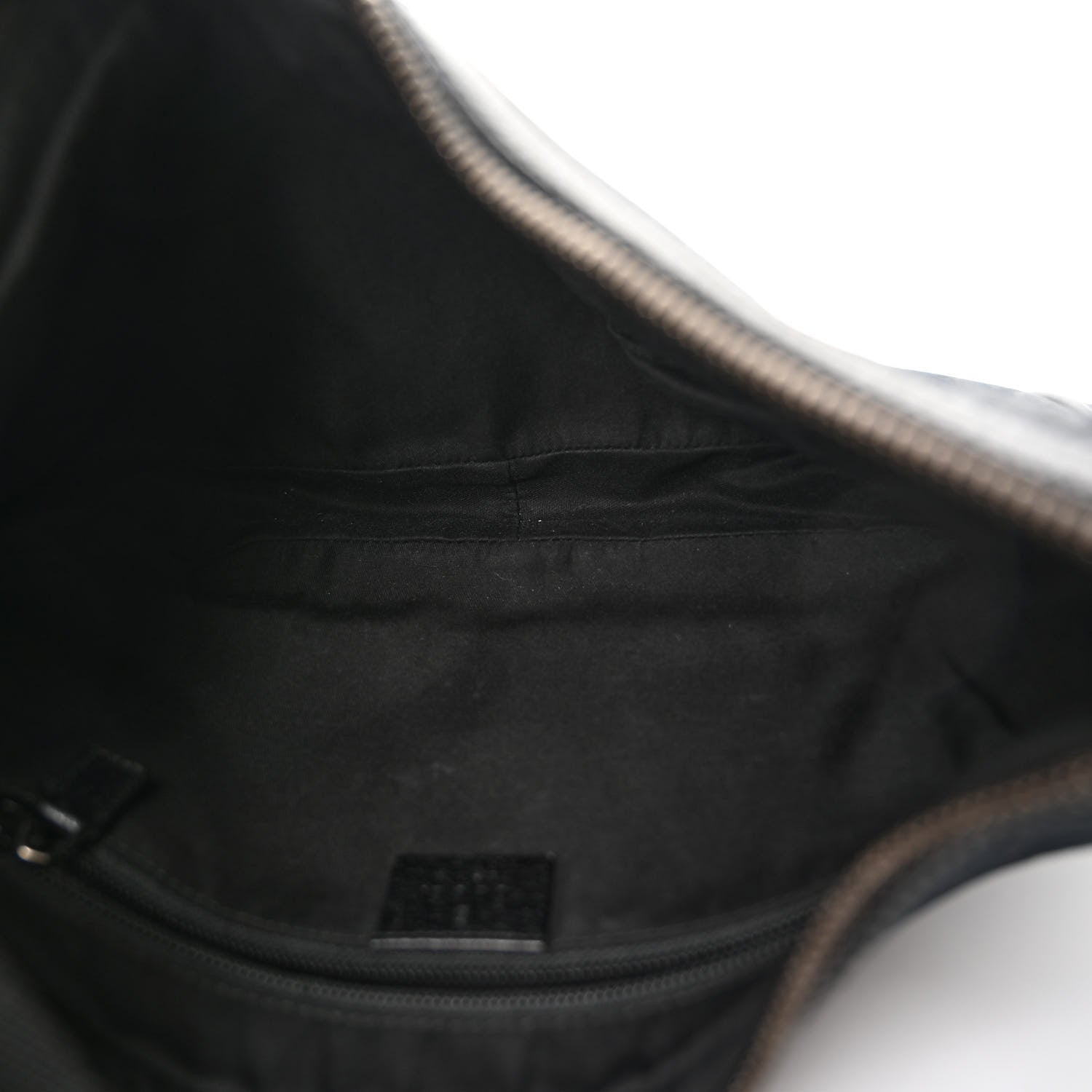 Gucci Monogram Medium Half Moon Hobo Black 5 of 10