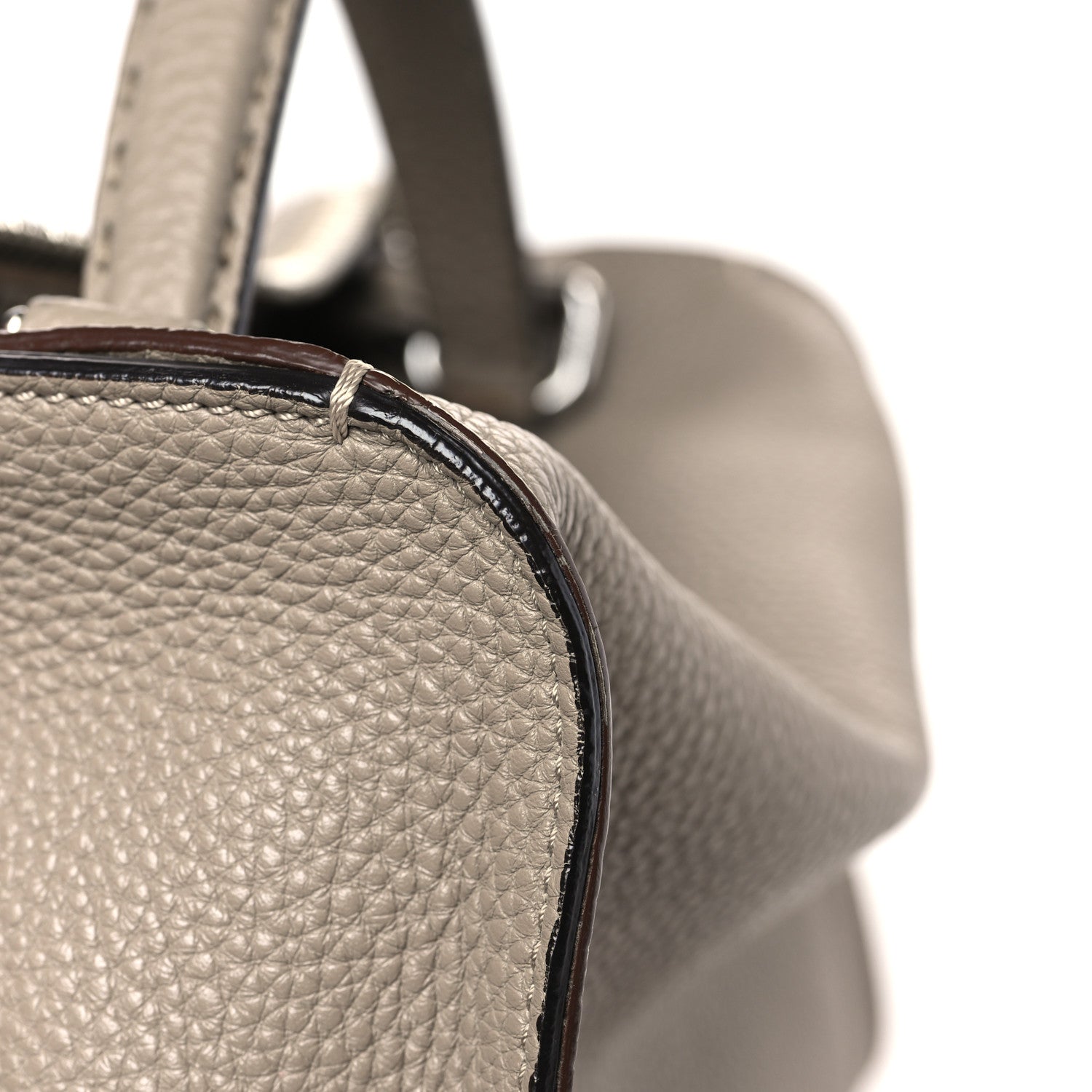 Fendi Cuoio Romano Selleria Lei Boston Tote Corda 10 of 10