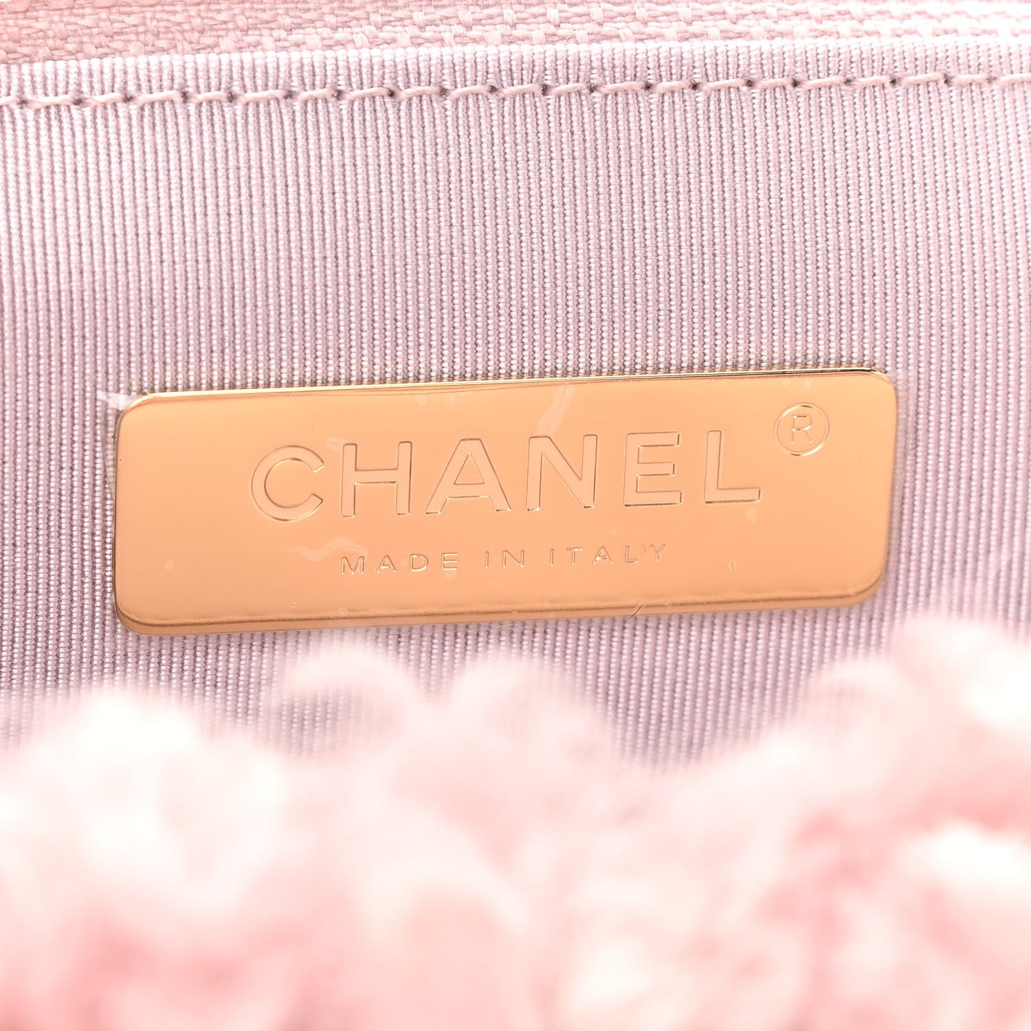 Chanel Shearling Sheepskin Medium Chanel 19 Flap Light Pink 6 of 11