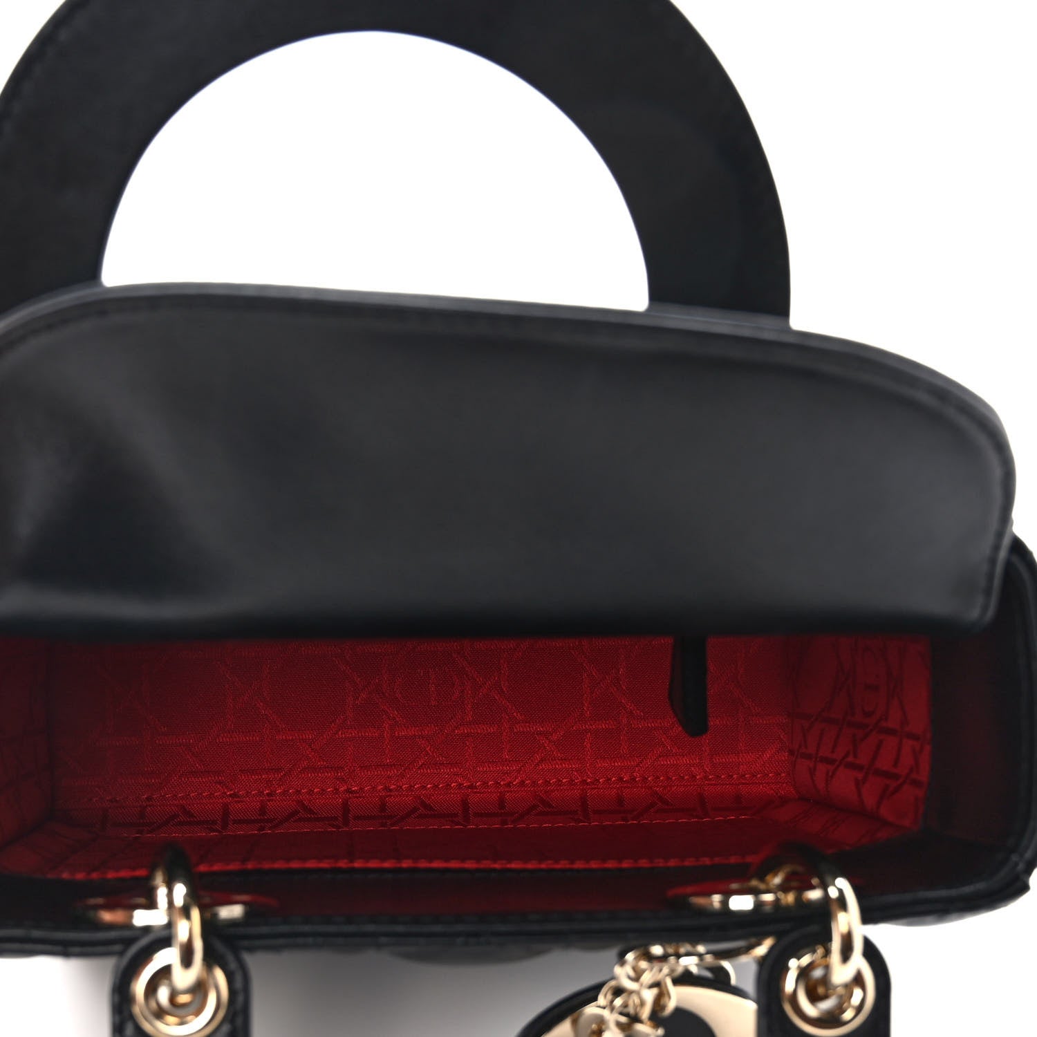 Christian Dior Lambskin Cannage Small My ABC Lady Dior Black 5 of 10