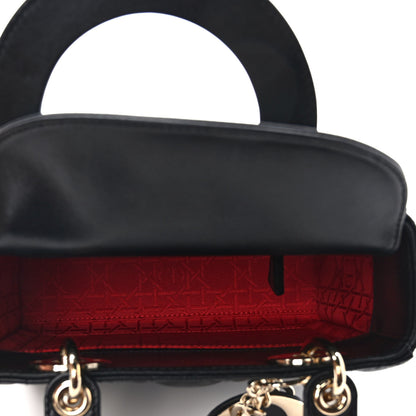 Christian Dior Lambskin Cannage Small My ABC Lady Dior Black 5 of 10
