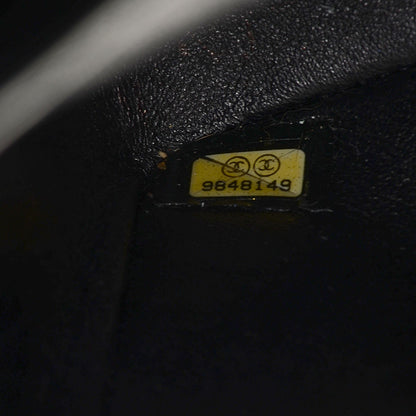 Chanel Tweed Medium Double Flap Black White 9 of 10