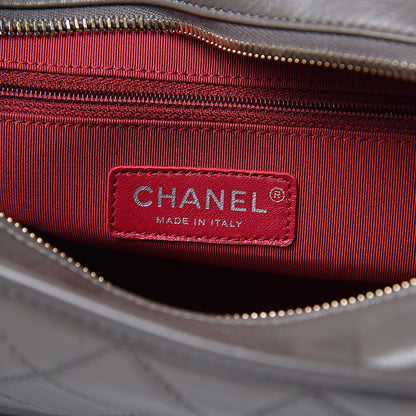 Chanel Aged Calfskin Quilted Medium Gabrielle Hobo Grey 6 of 9