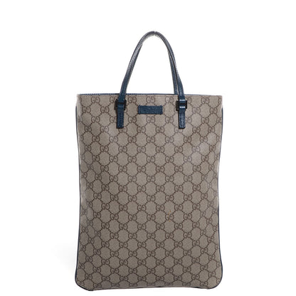 Gucci GG Plus Monogram Flat Vertical Tote Blue 1 of 7