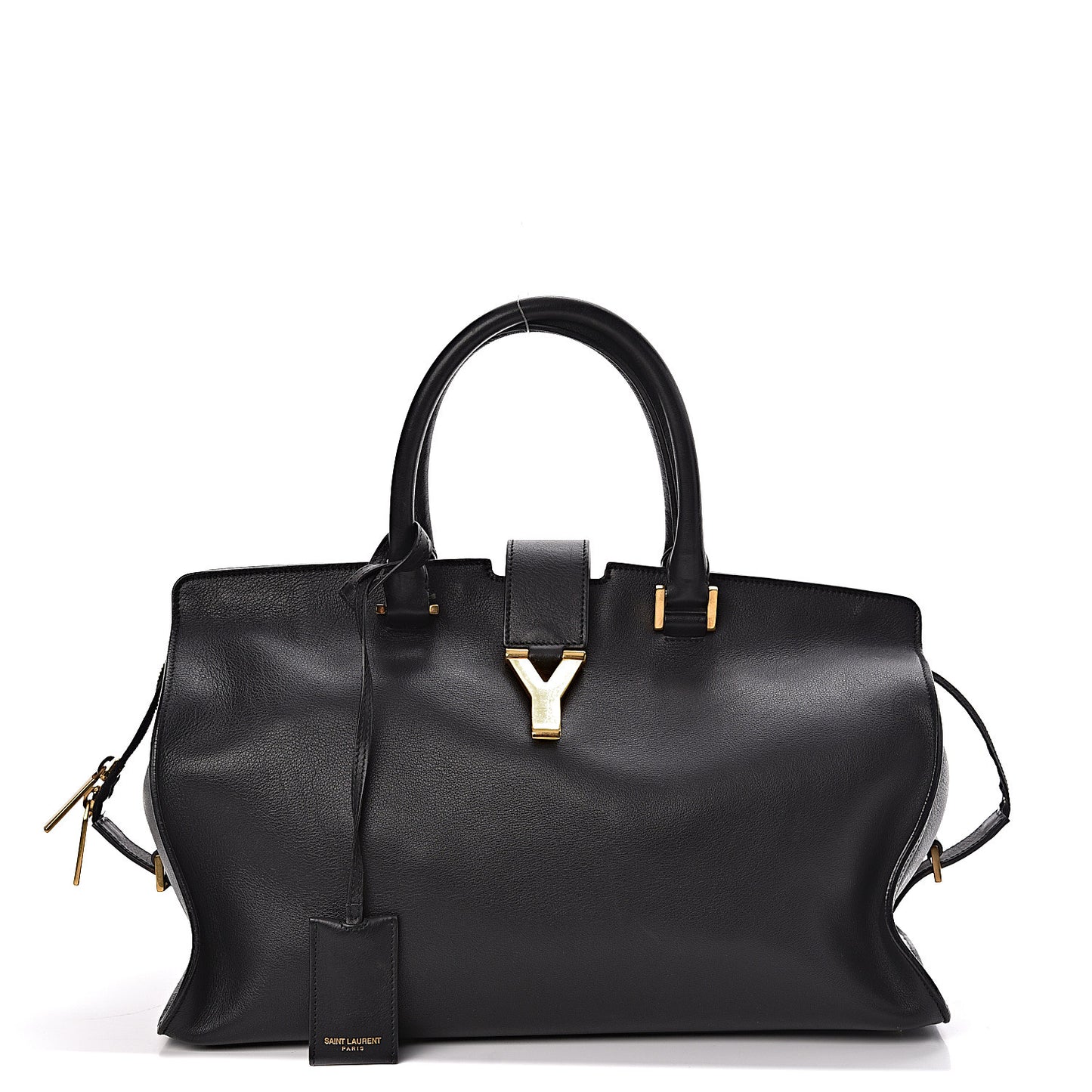 Calfskin Medium Classic Y Cabas Black