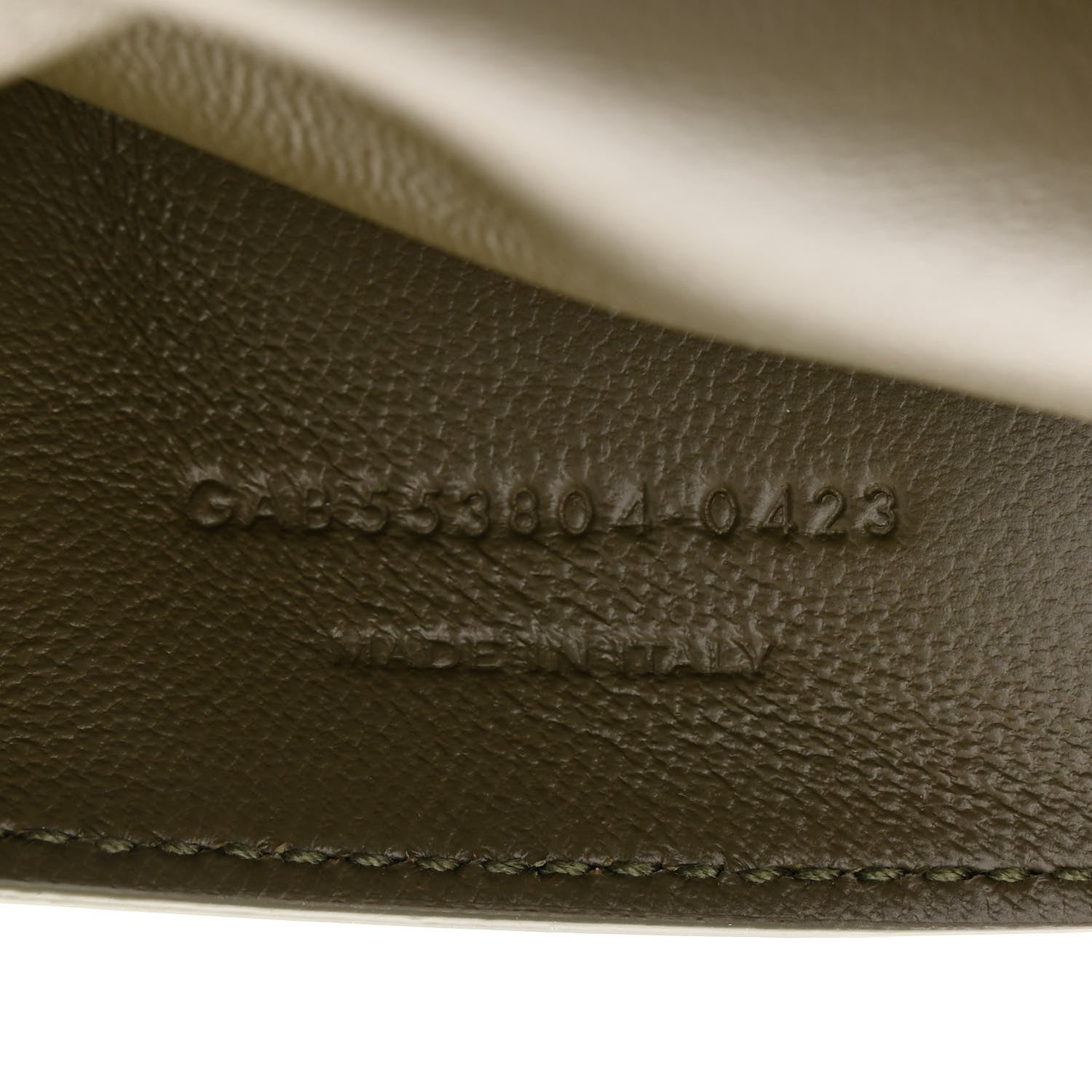 Saint Laurent Suede Medium Reversible Monogram Kate Satchel Olive 11 of 17