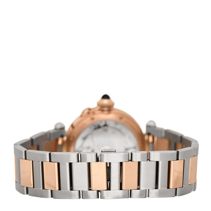Cartier Stainless Steel 18K PInk Gold 35mm Pasha C Automatic Watch 2 of 6