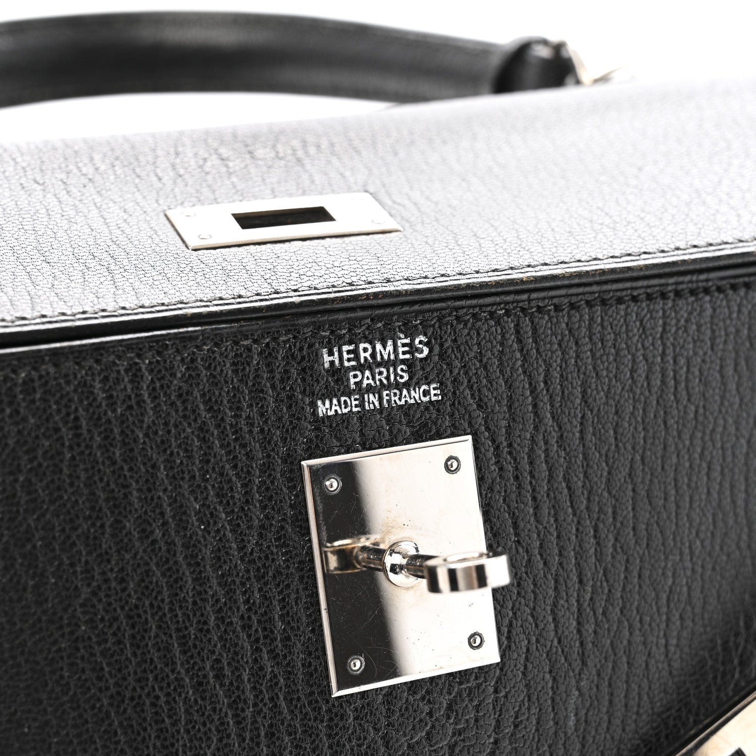 Hermes Chevre De Coromandel Kelly Retourne 35 Black 6 of 19