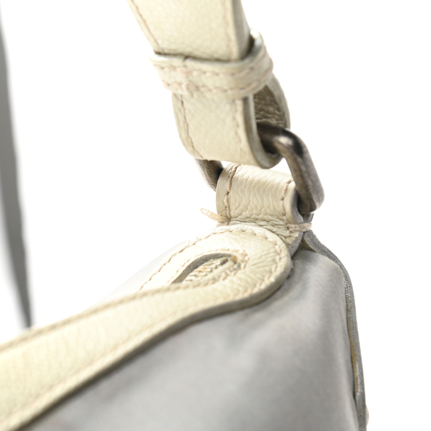 Chanel Satin Caviar CC Hobo Silver 11 of 12