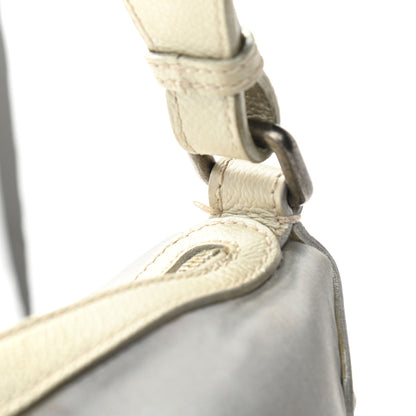Chanel Satin Caviar CC Hobo Silver 11 of 12