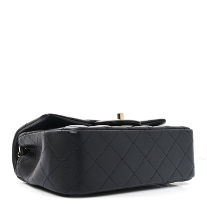 Chanel Lambskin Quilted Mini Rectangular Flap Black 4 of 11