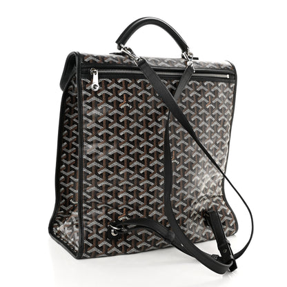 Goyard Goyardine Saint Leger Soft Briefcase Backpack Black 2 of 8