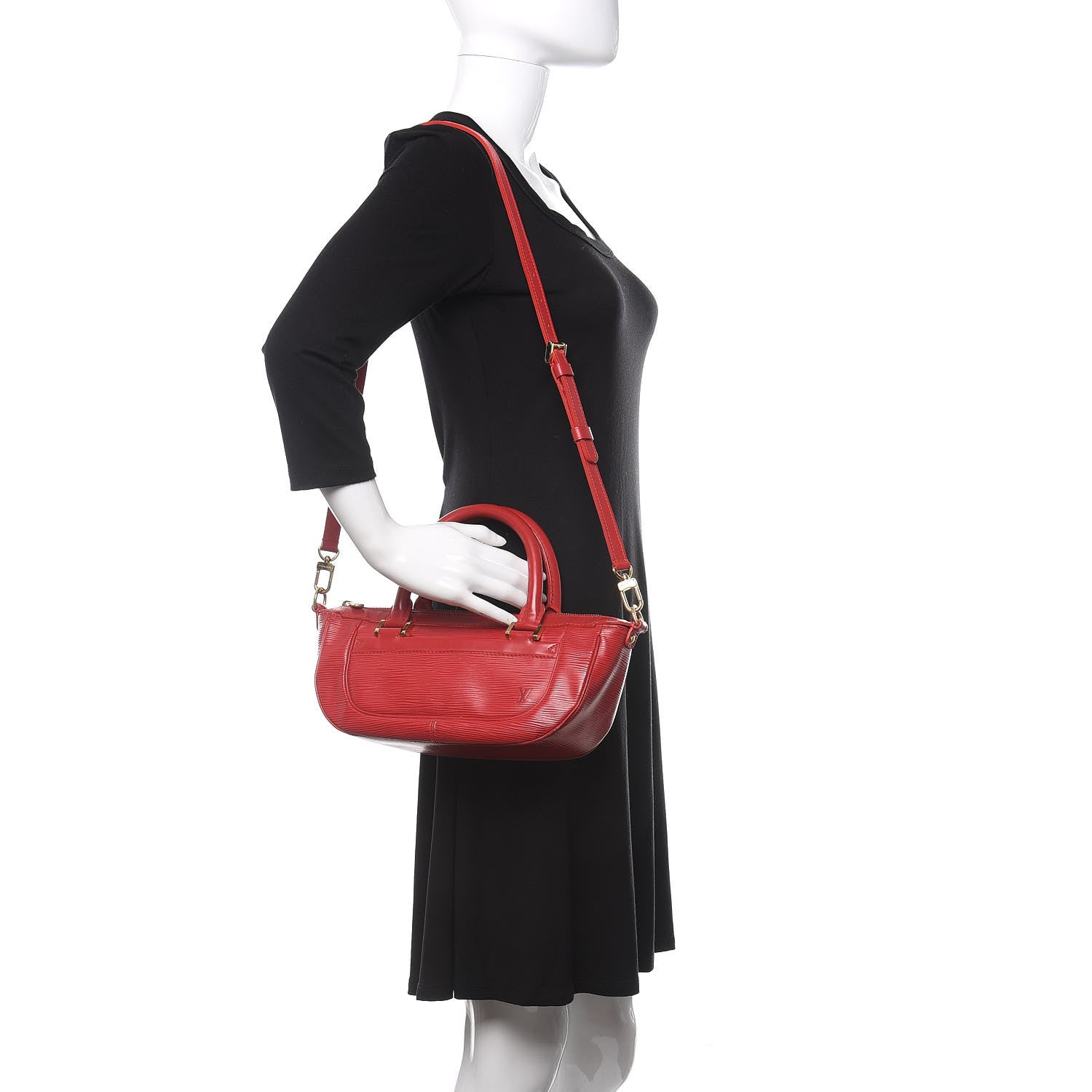 Louis Vuitton Epi Dhanura PM Castillan Red 2 of 16