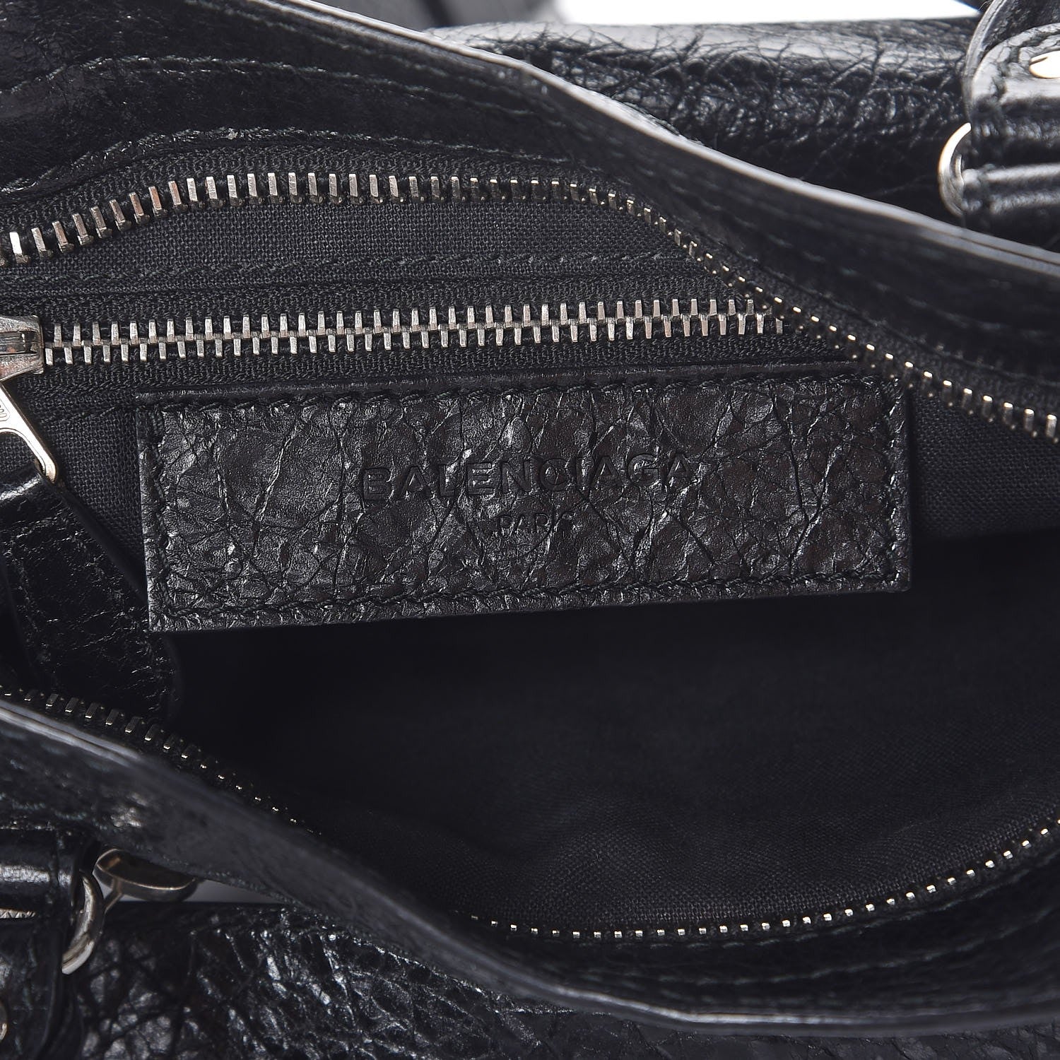Balenciaga Agneau Giant 12 Silver Hardware Mini City Black 7 of 8