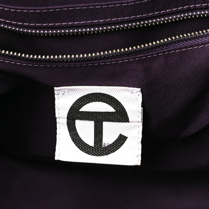 Telfar Vegan Leather Medium Shopping Bag Eggplant 6 of 13