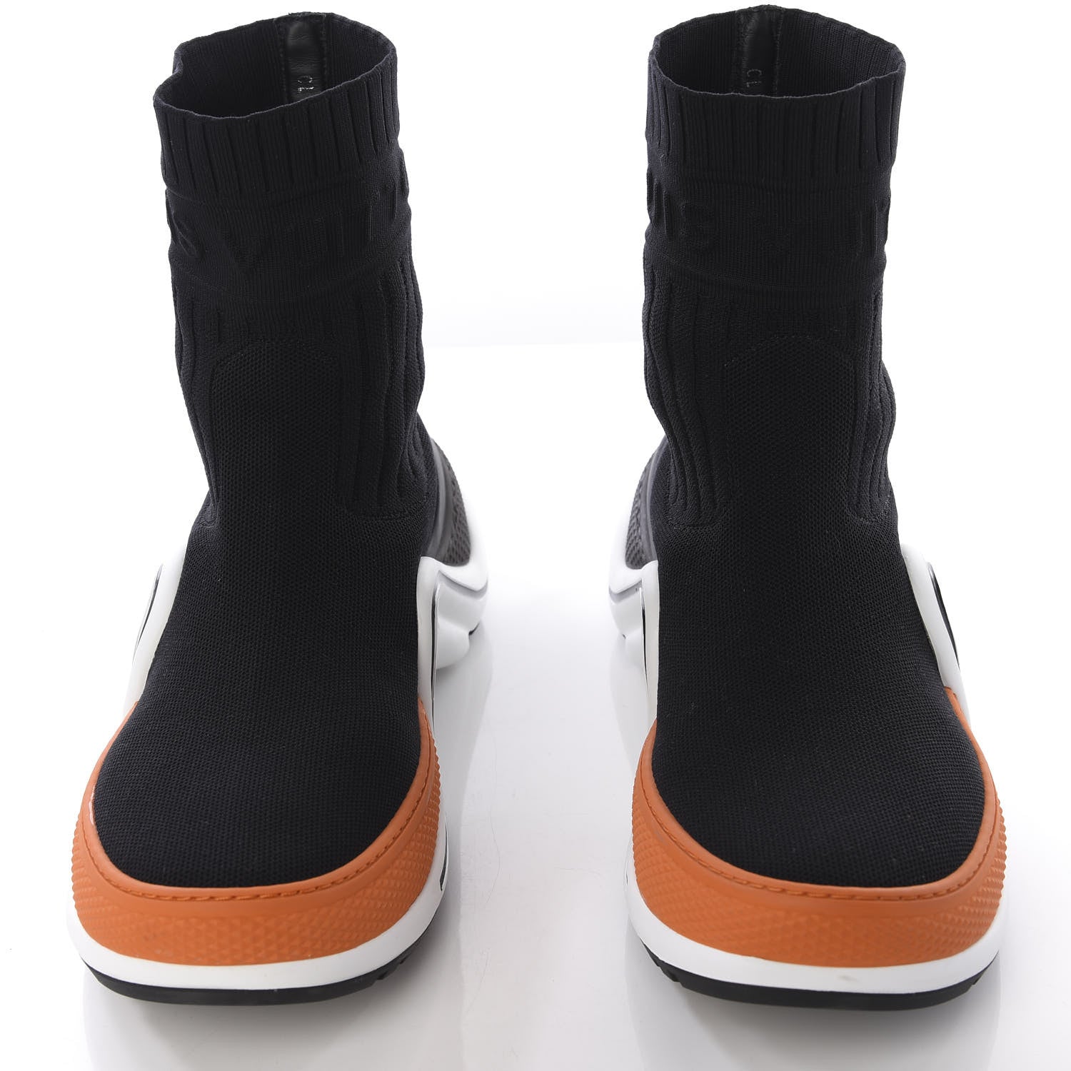 Louis Vuitton Stretch Textile LV Archlight Sneaker Boots 38.5 Black Orange 5 of 11