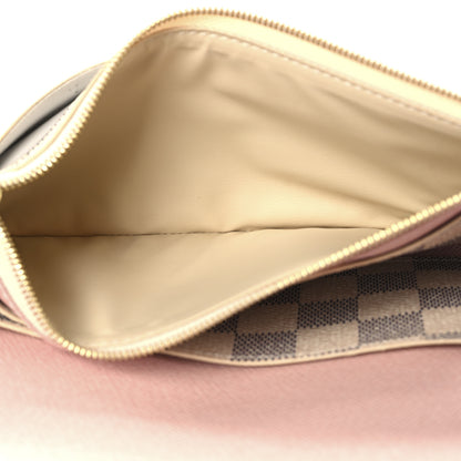Louis Vuitton Damier Azur Emilie Wallet Rose Ballerine 6 of 7